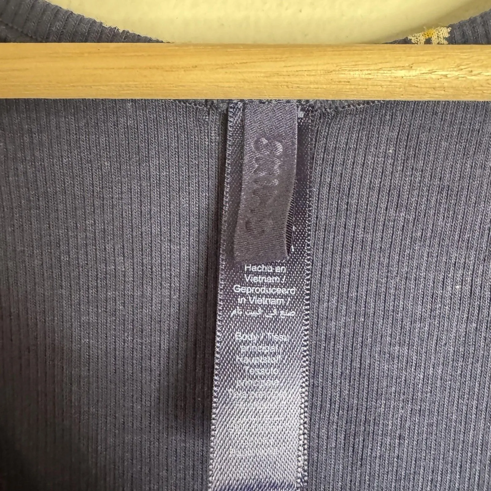 Skims Sleep Set Womens Medium Rib Daisy Tank Top & cotton ribbed boxer shorts - Image 9