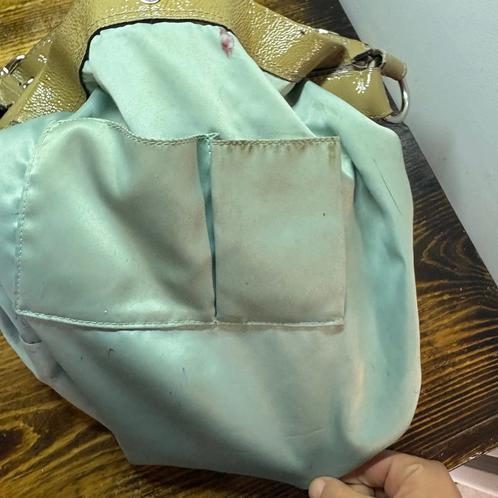 Coach Peyton Green Patent Shoulder Bag - Image 11