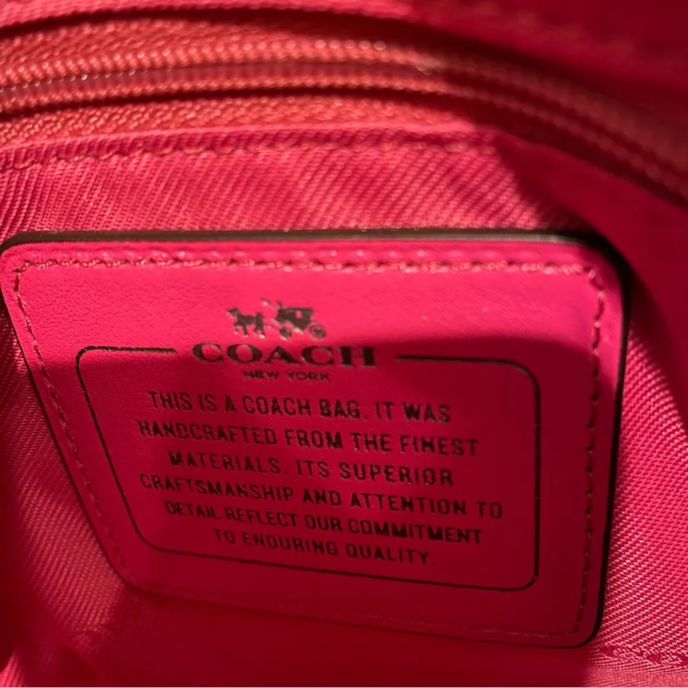 NWOT Coach Dahlia Pink Crossbody - Image 10