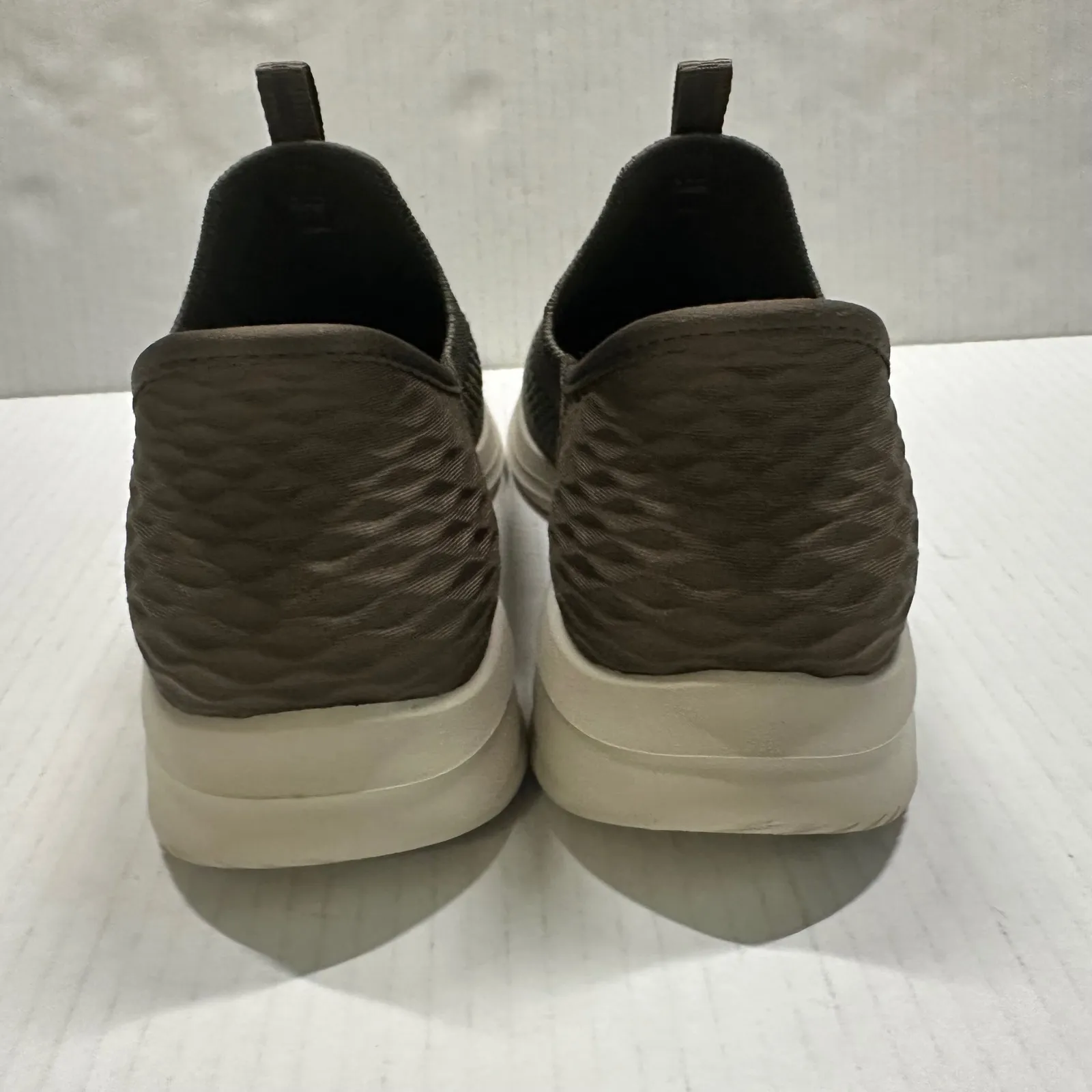 Skechers Hands Free Slip Ins Ultra Flex 3 Womens 6.5 Olive Green Sneakers Shoes - Image 8