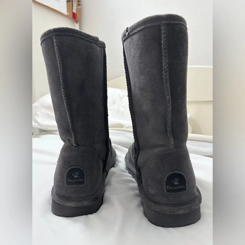 BEARPAW  Emma Short Boot - Charcoal -  11W//9M - Image 6