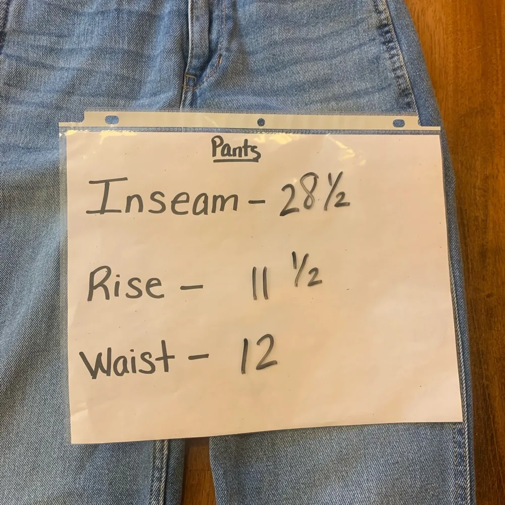 Hollister jeans women’s 00 regular blue ultra high rise mom jean stretch - Image 5