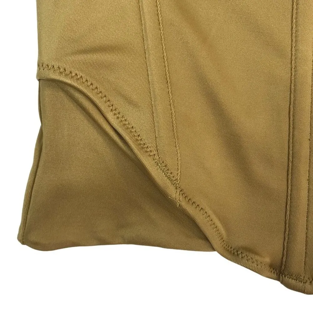 HAH X FREE PEOPLE Boned Crop Top Sz XL Bustier Fairy Preppy Coquette Holiday NWT Tan - Image 11