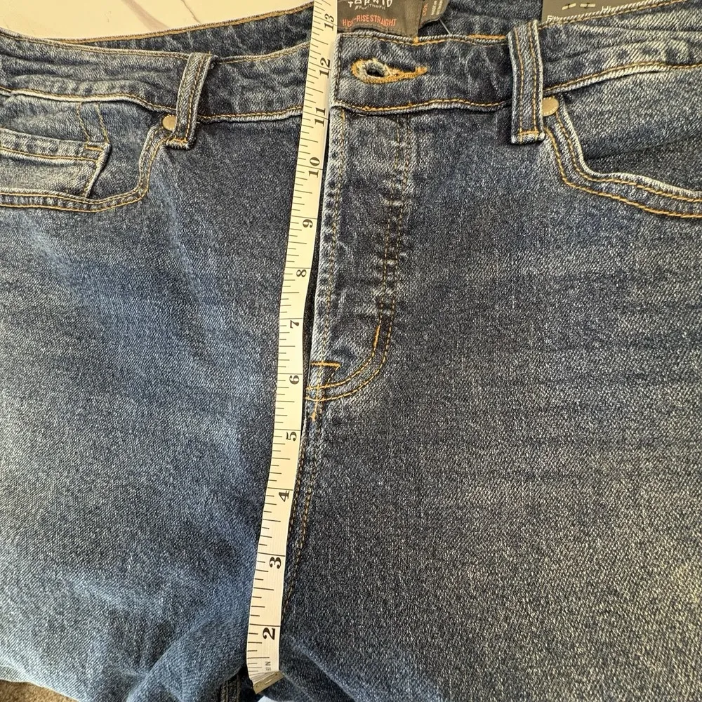 NEW Torrid Denim High Rise Straight Button Fly Distressed Womens Size 18R *read* - Image 12