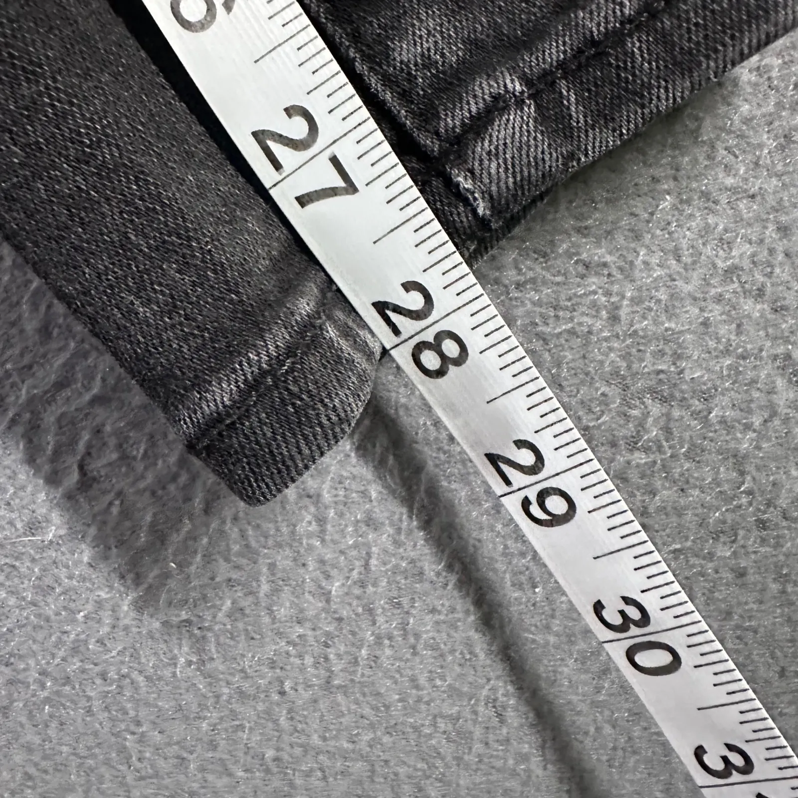 American Eagle Hi-Rise Jeggings Size 00 Regular Black Wash Denim Skinny Jeans - Image 9