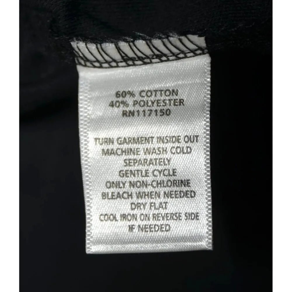 Quacker Factory Ladies XL Short Sleeve Studded Pullover Black Blouse Knit Top - Image 8