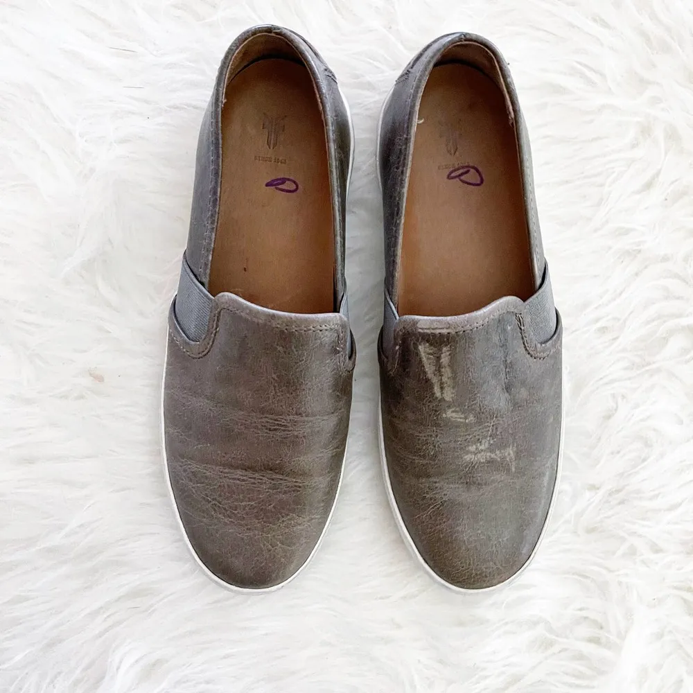 Frye Dylan Ash Leather Slip On Sneaker - Image 2