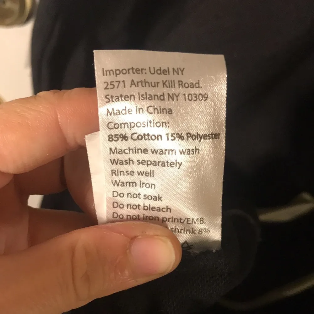 Udel NY fullzip black green trim hoodie dress Size M - Image 4