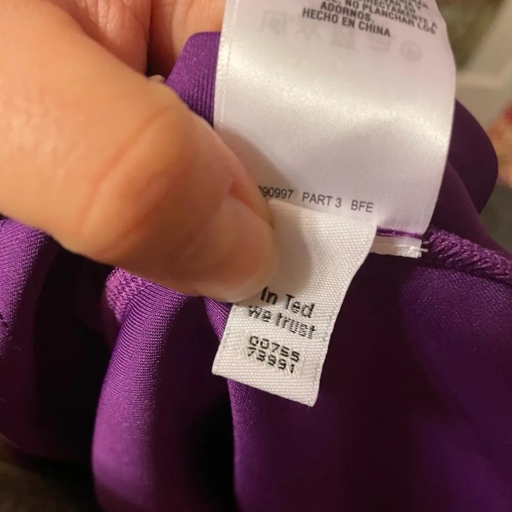 TED BAKER JADORE PURPLE DRESS - Image 6