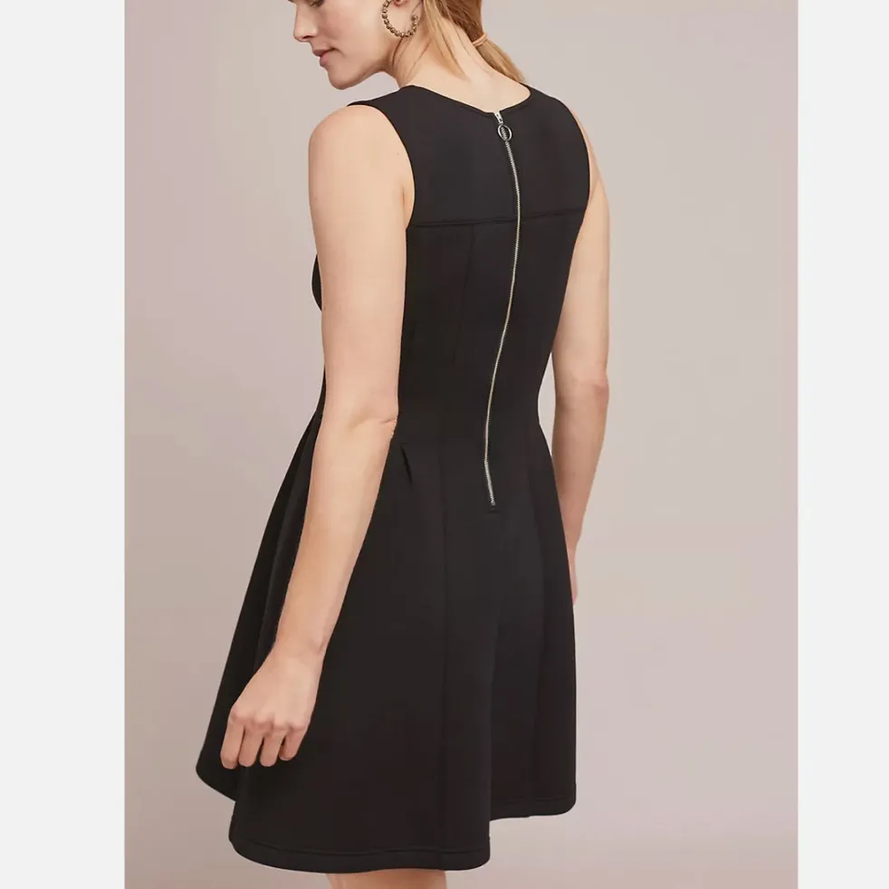 Maeve by Anthropologie Black Sleeveless Swing Dress XS - Image 2