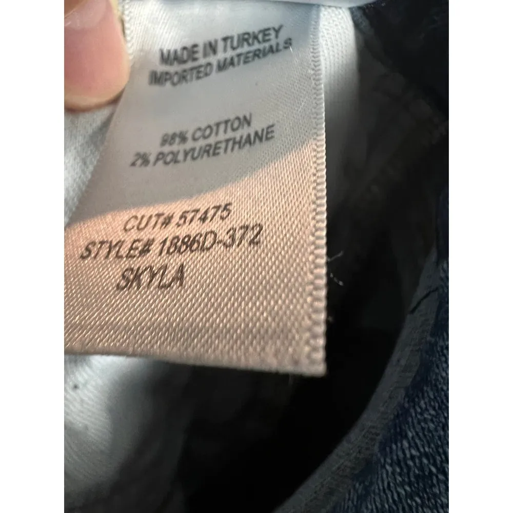 Citizens of Humanity Skyla High Rise Straight Ankle Crop Denim Jeans 28 - Image 15