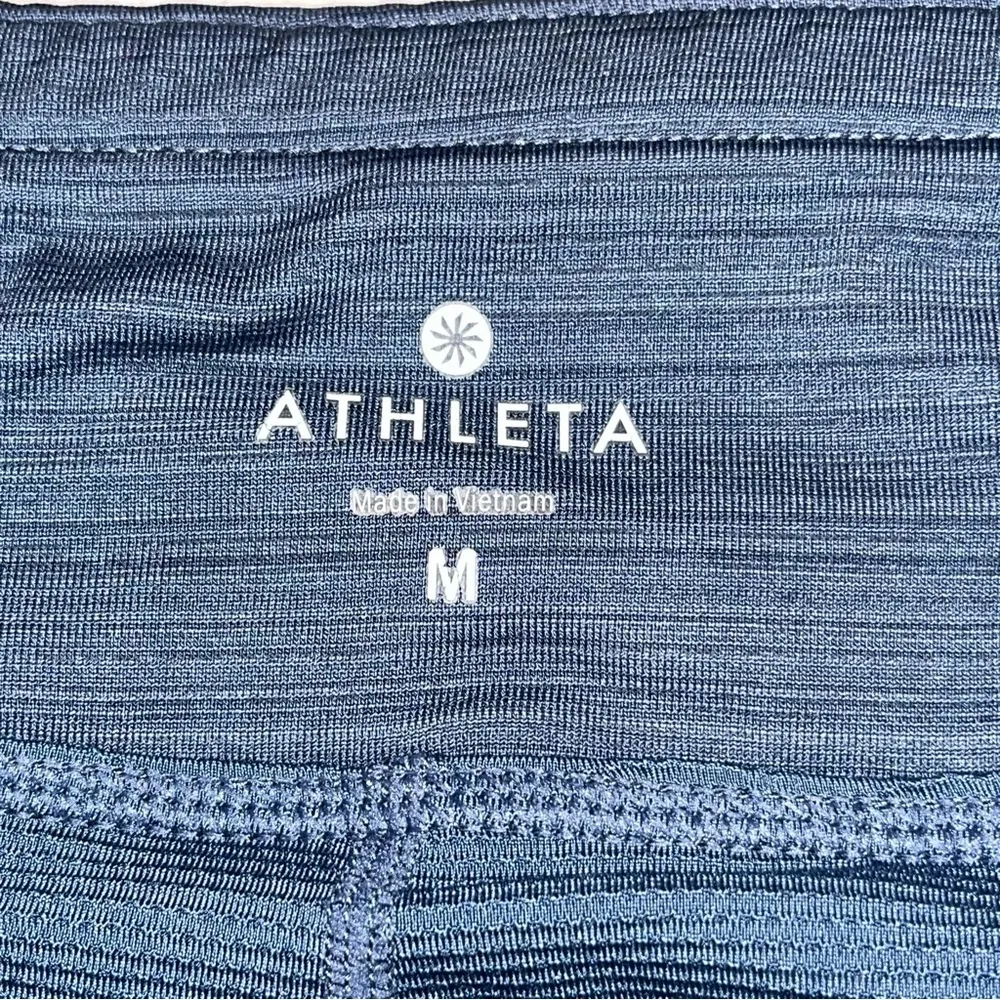 Athleta Iron Blue Stripe Swagger Skort Skirt - Image 7