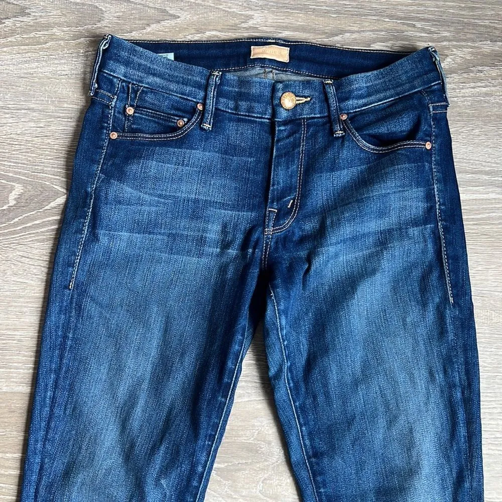 Mother The Looker Ankle Fray in Devil in a Blue Suit Size 26 - Image 5