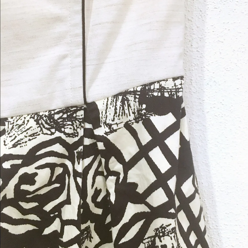 Corey Lynn Calter Geo Rose Strapless Dress Size 2 EUC - Image 3