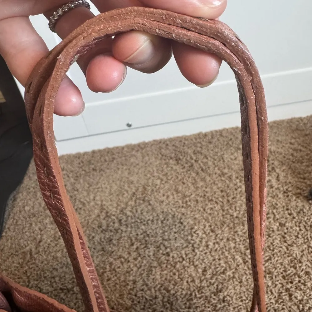 FENDI Selleria Large leather tote Pink shimmer shoulder bag - Image 15