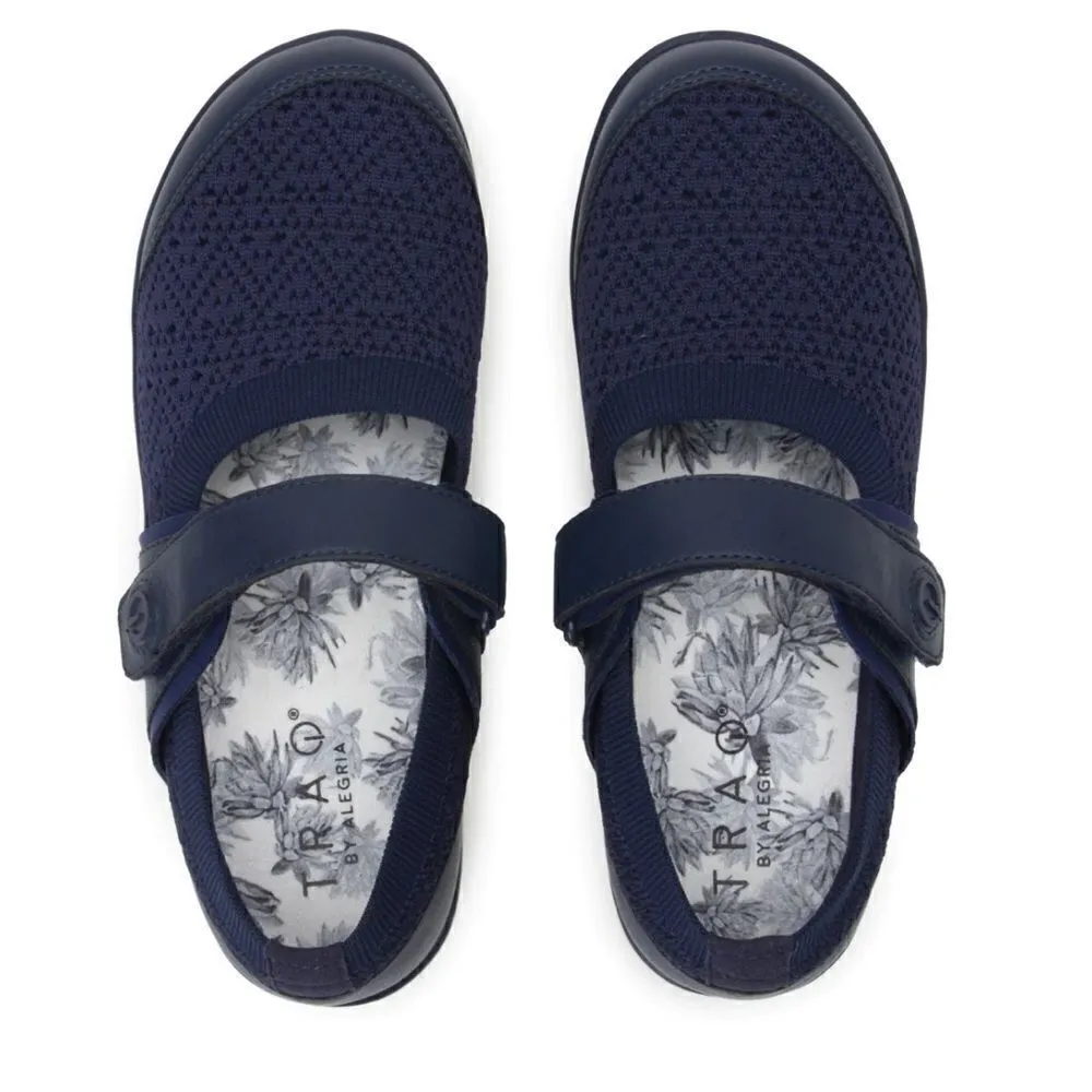 Alegria Traq Qutie Crochet Navy Mary Jane Walking Shoes Size 41 US 10.5 Smart Blue - Image 2