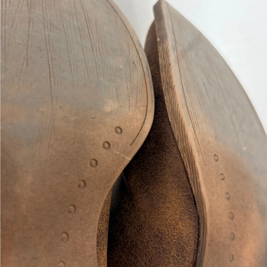 Coconuts by Matisse Cowgirl Studded Brown Ankle Boots Western - 9 - Image 4