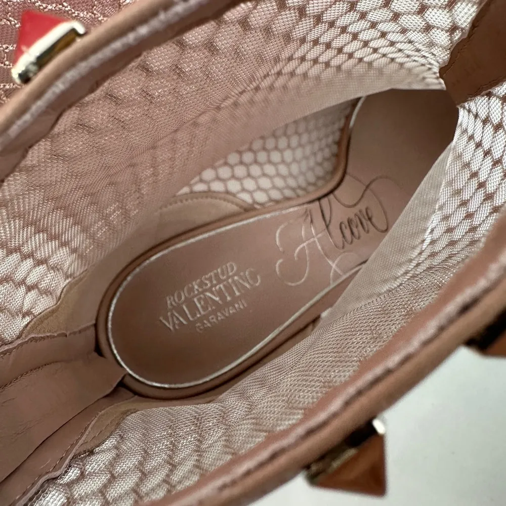 Valentino Garavani Alcove Mesh Rockstud Booties - Image 7