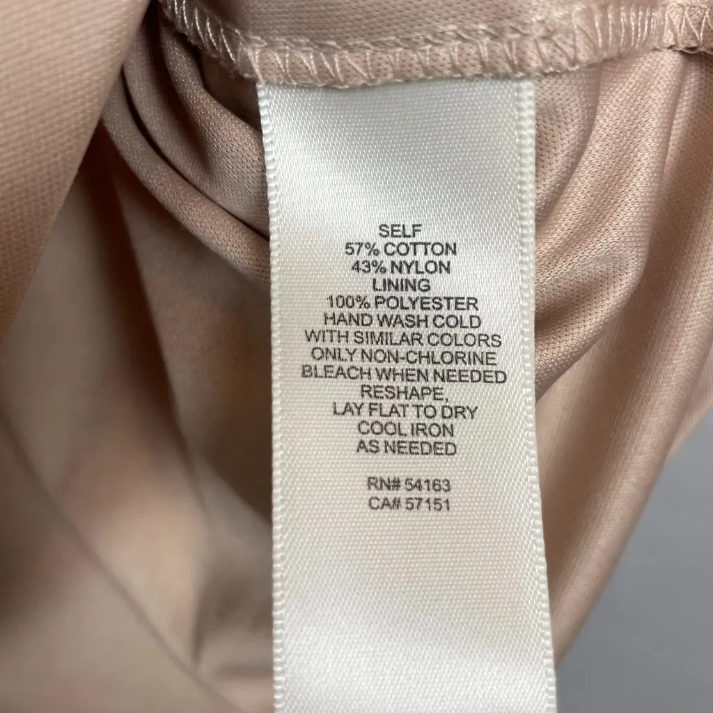 Eliza J Dress White Lace Bell Sleeve Size 8 Wedding‎ Rehearsal Elopement Lined - Image 9