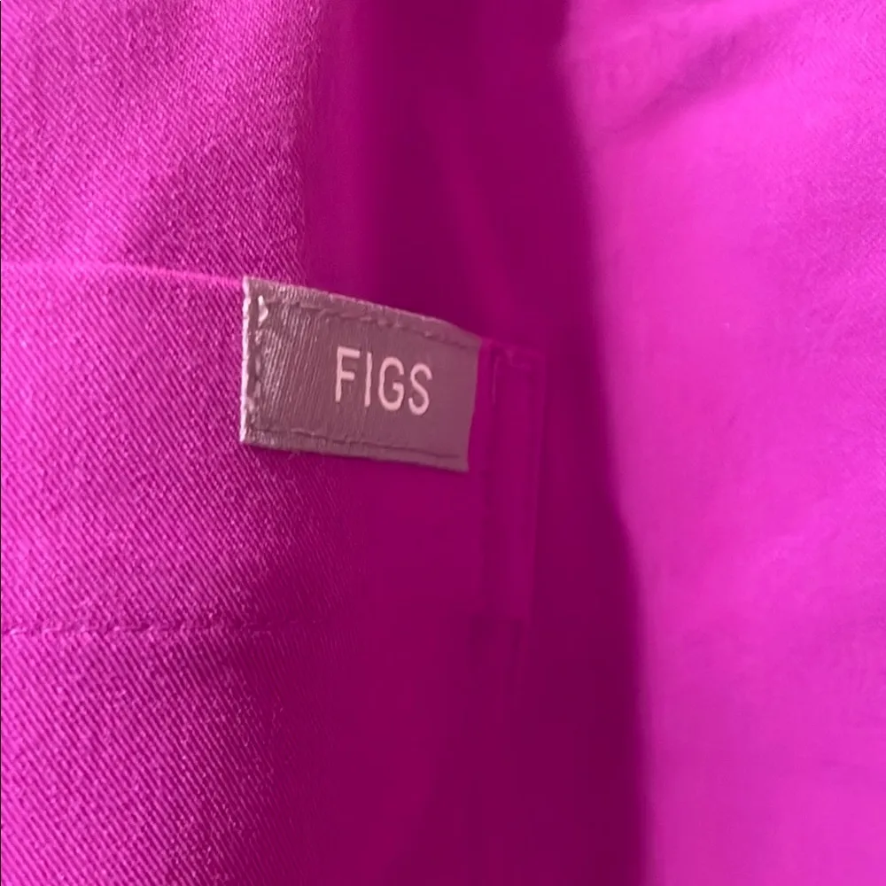 Womens New Figs High Waisted Yola W Yoga Scrub Pants Purple Jolt Plus Size 6XLR - Image 4