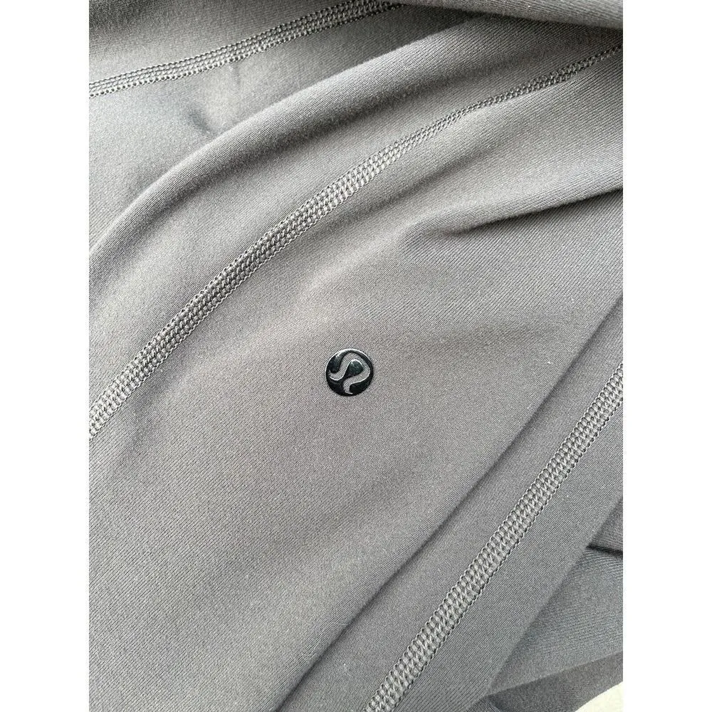 Lululemon Pants Women's Size 6 Asymmetrical Faux Wrap Front Slouchy Brown - Image 10