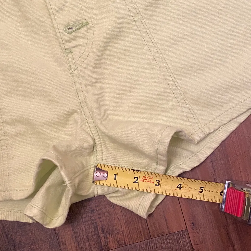 Levi's Light Green Denim Shorts - Image 8