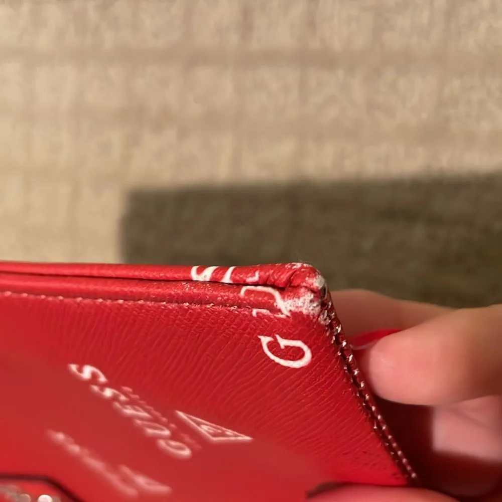 Guess Red Logo Wristlet - Image 4