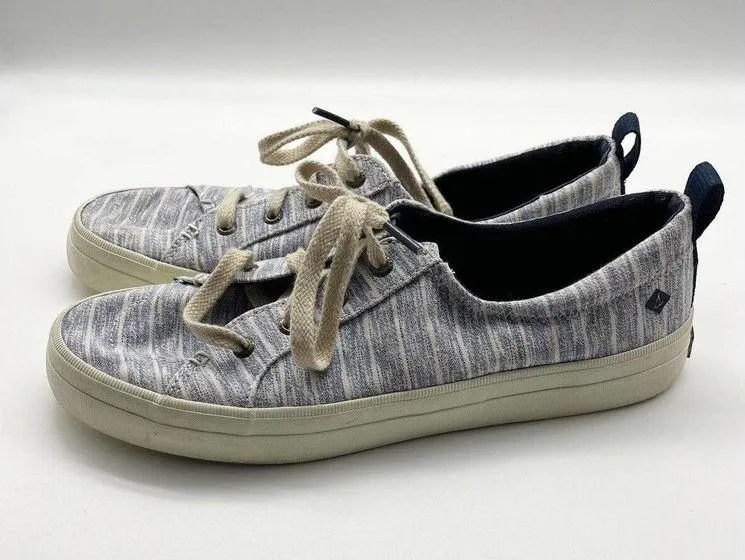 Sperry Topsider Crest Vibe Painterly Sneaker Blue Low Top Shoes Size 8.5 - Image 3