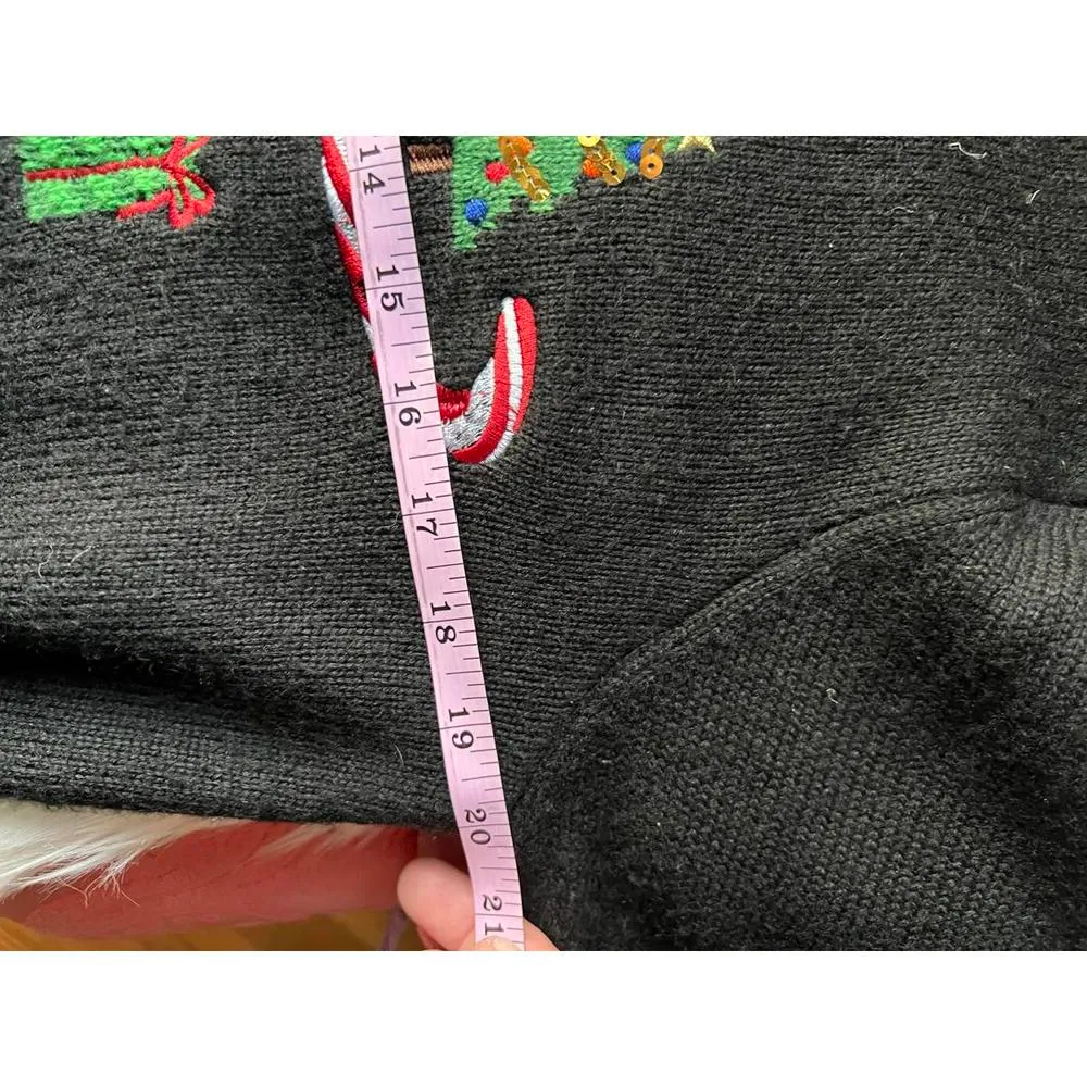 Karen Scott Festive Christmas Sweater - Image 4