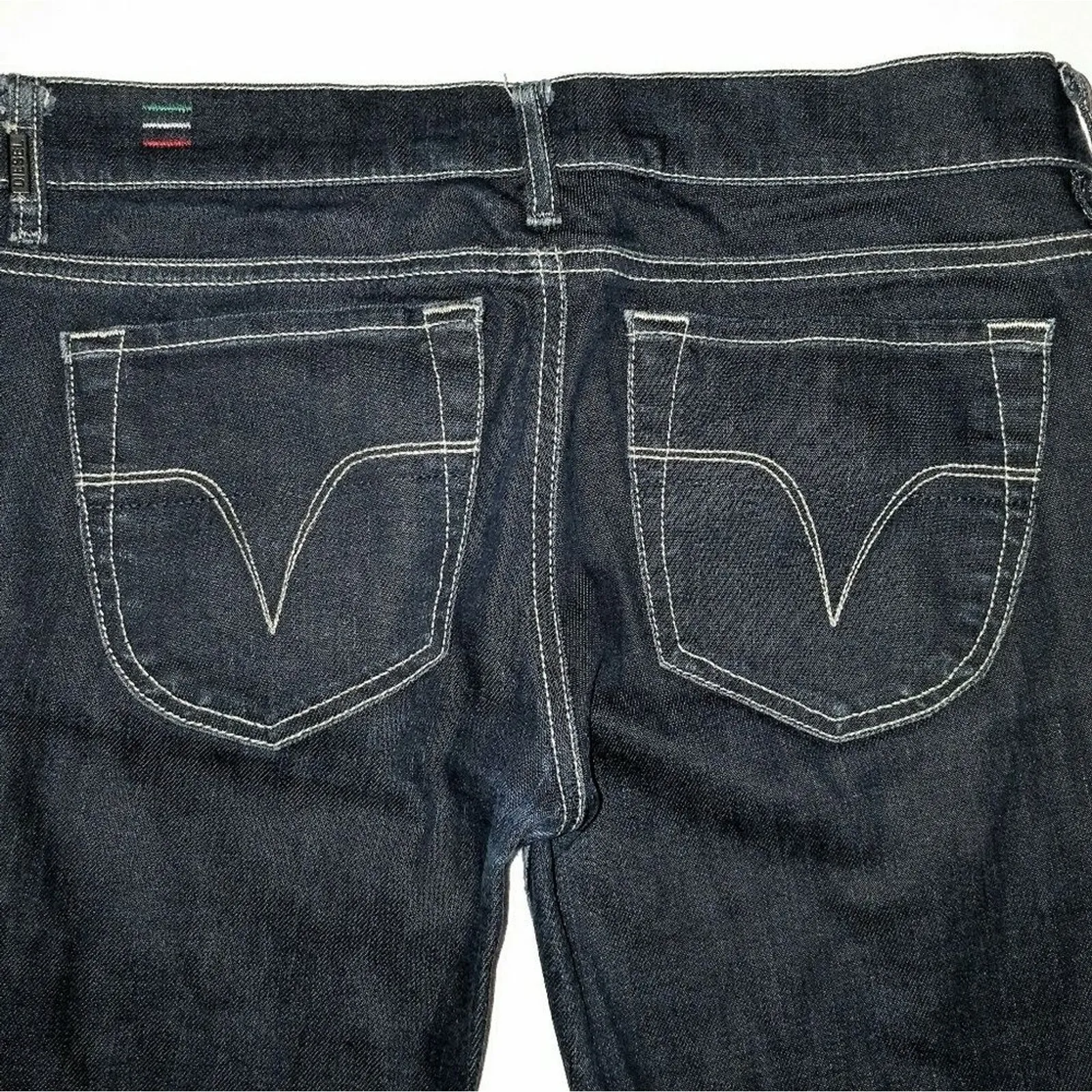 🔥👖 Diesel LIV 29 x 32 Womens Baby Boot Dark Wash Jeans - Image 2