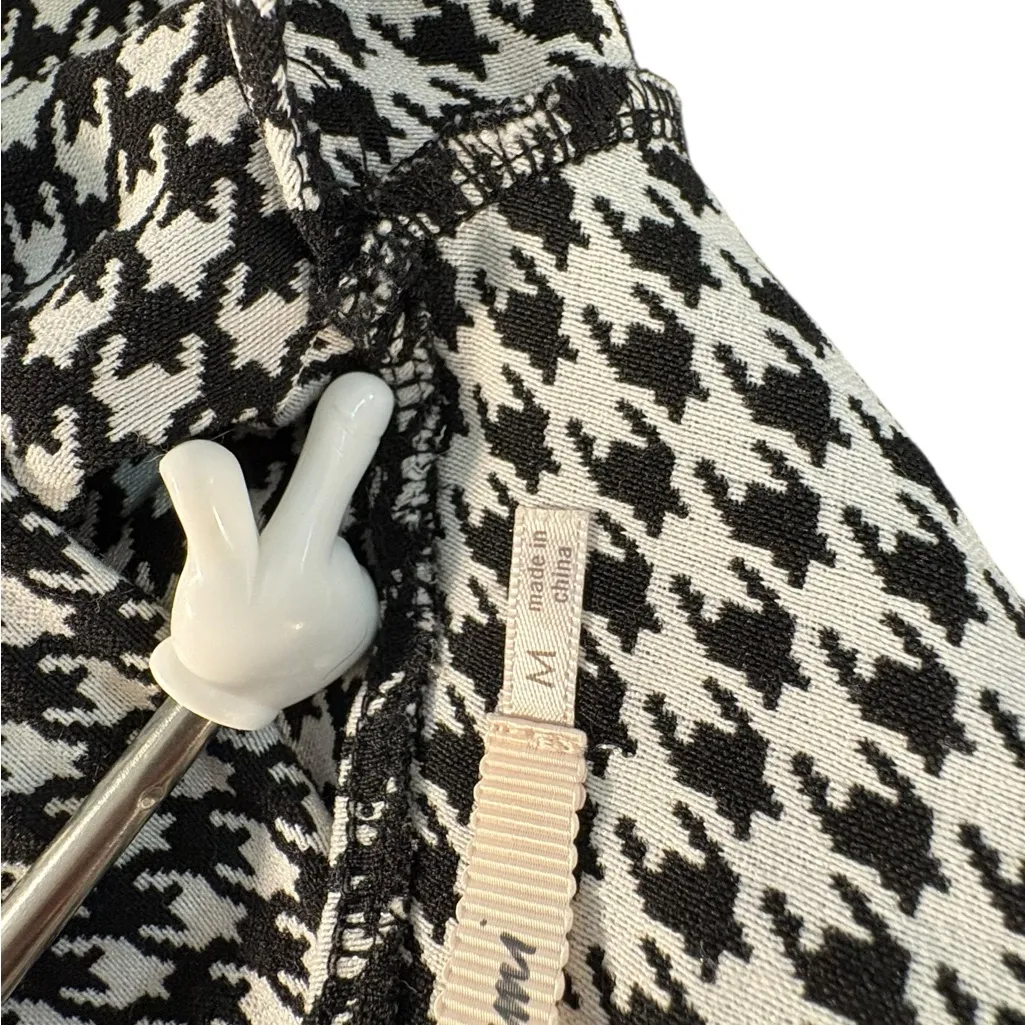 Mi Ami Houndstooth Long Sleeve Mini Dress Women’s Medium Girlhood Academia - Image 14