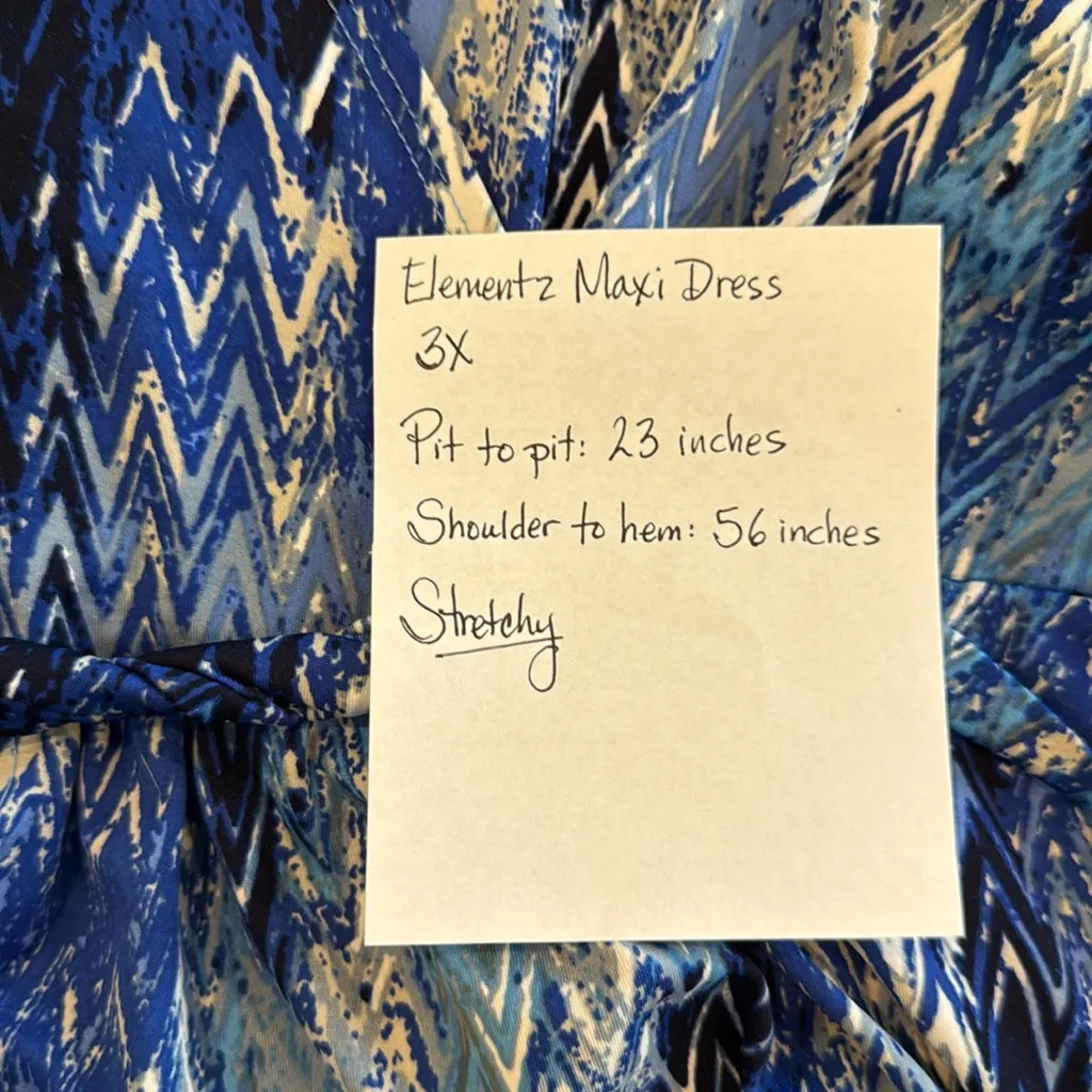 Elementz Elements 3X Maxi Dress - Image 5