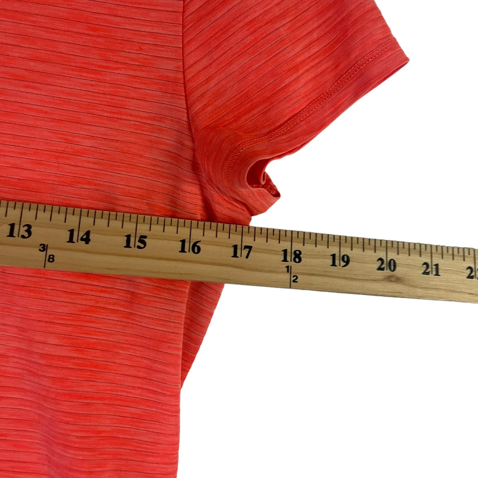 Athleta Women's‎ Size Small Neon Orange Activewear Running Top - Image 8