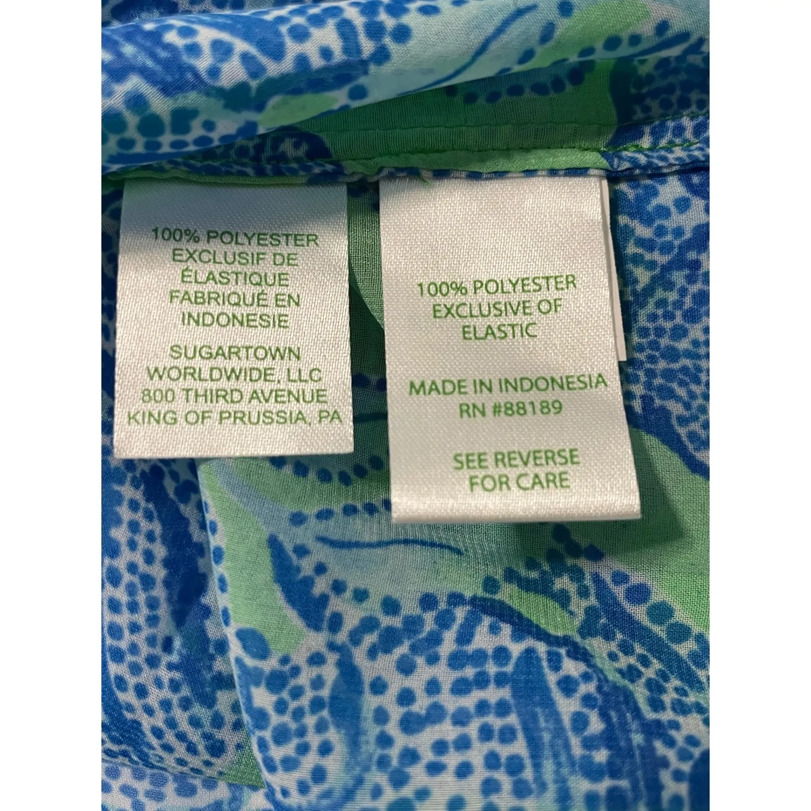 Lilly Pulitzer Maribeth Cover Up Dress Cabana Green Keepin it Reel XS - Image 4