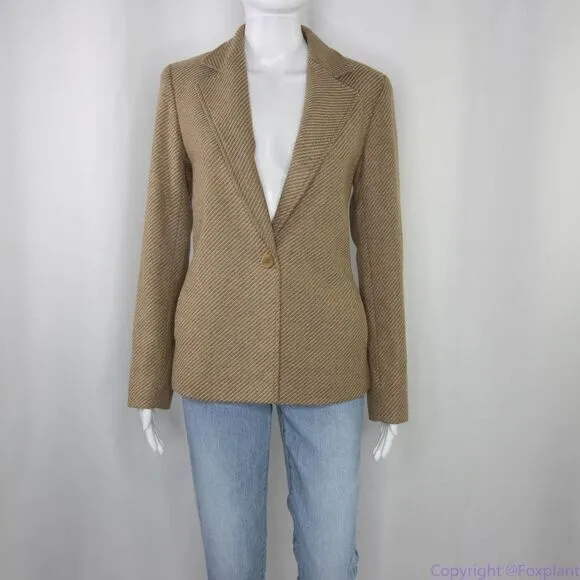 Lafayette‎ 148 100% wool tweed blazer jacket, size 2 - Image 10