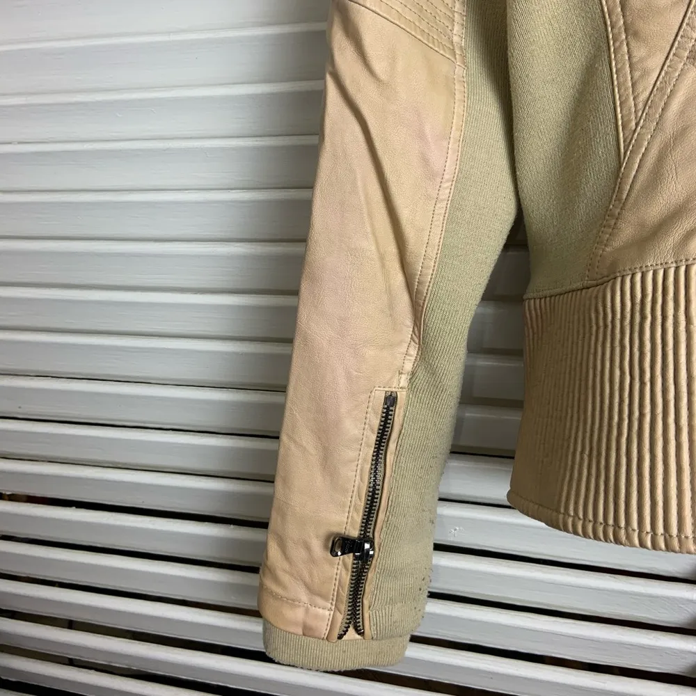 Guess MD Creme Zip up bomber jacket - Image 7