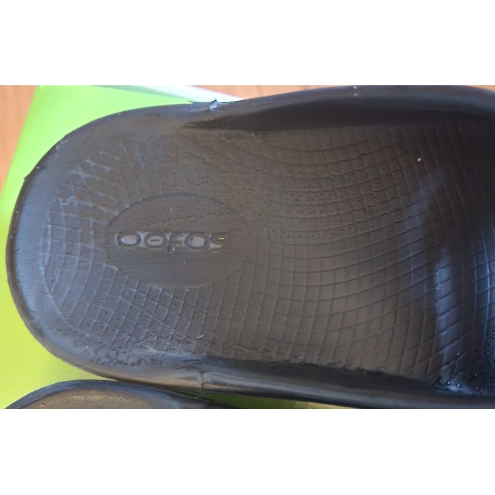 OOFOOS OOFOSLIDE Black Unisex Comfort Recovery Slide Sandals Wm US 10 M US 8 - Image 6