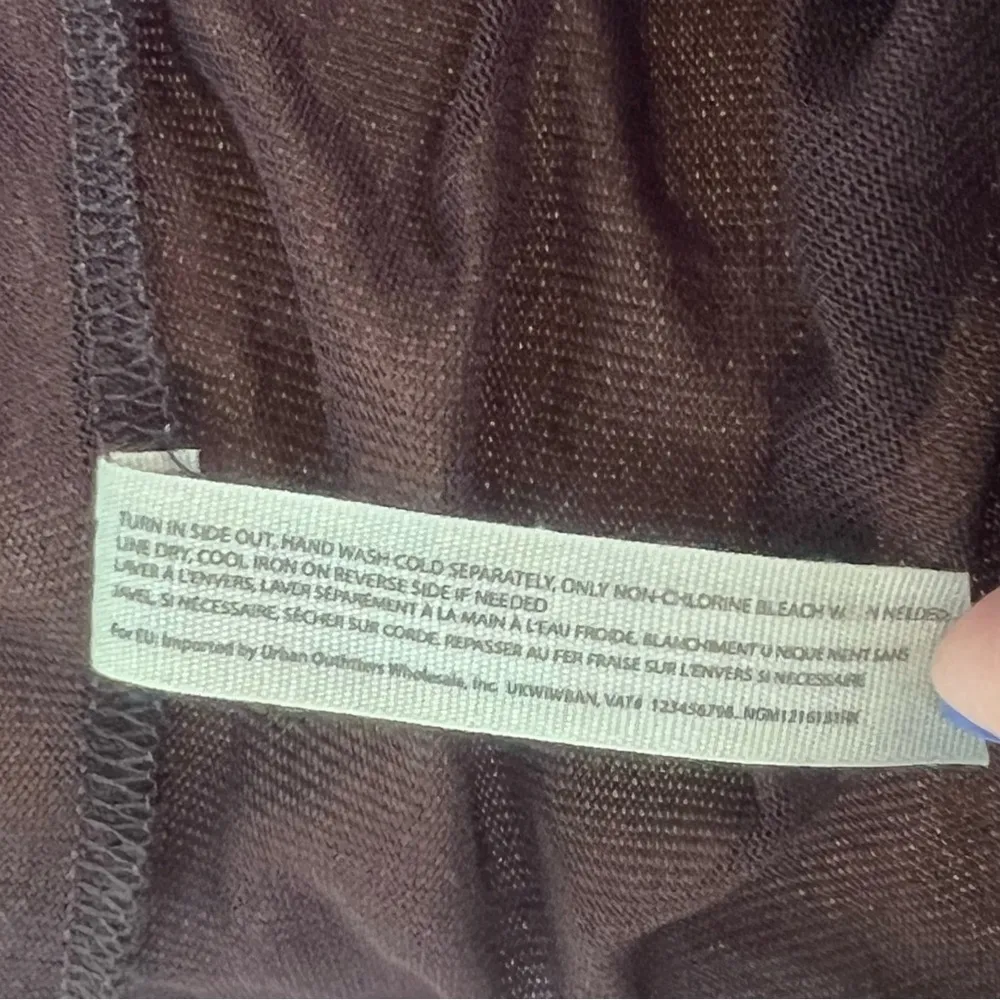 Free People Sheer Cap Sleeve Cappuccino Women's Top Size M SKU#C24101 - Image 7