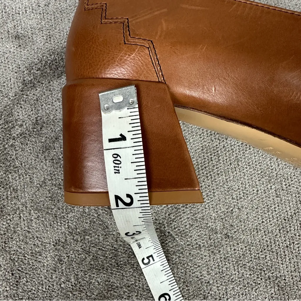 SYLVEN NY Marlene Cognac Loafers Size 40 Brown - Image 8