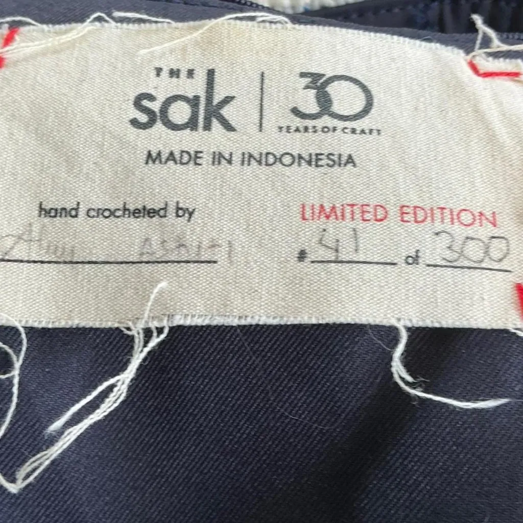 The Sak Limited Edition Nomad 120 Hand Crocheted Hobo Bag Blue 41 of 300 - Image 3