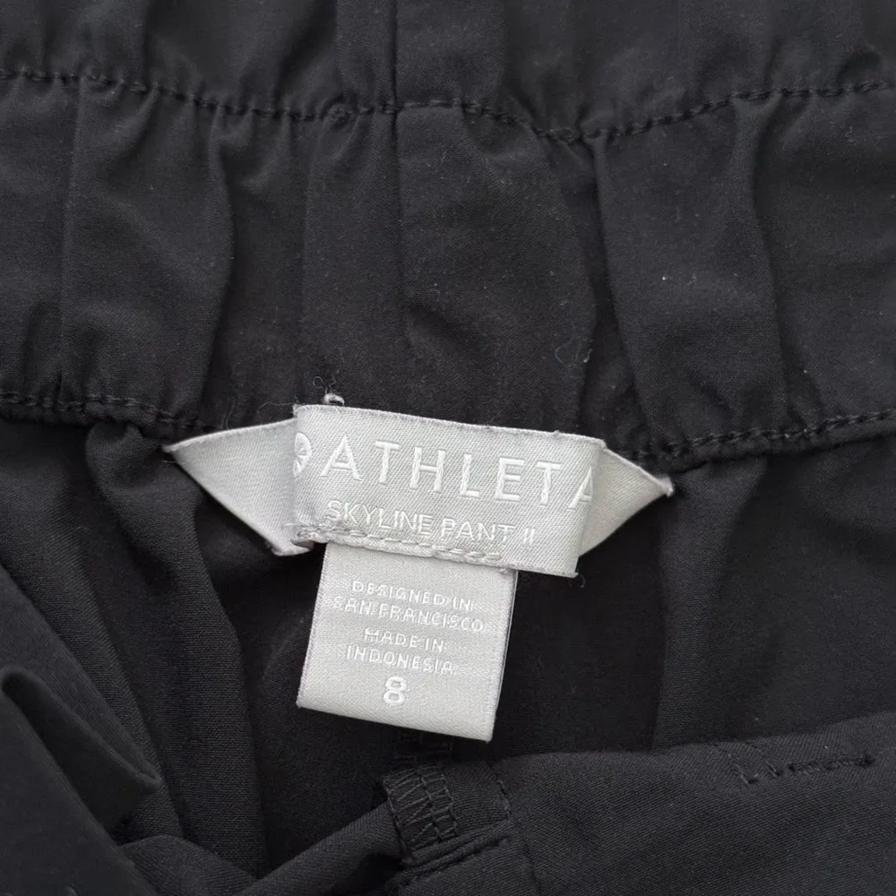 Athleta Skyline II Paperbag Tie Waist Pants | Black | 8 - Image 6