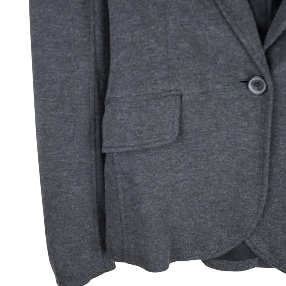 Aritzia Talula Womens Grey Pima Cotton Blazer Jacket‎ Sz 00 - Image 3