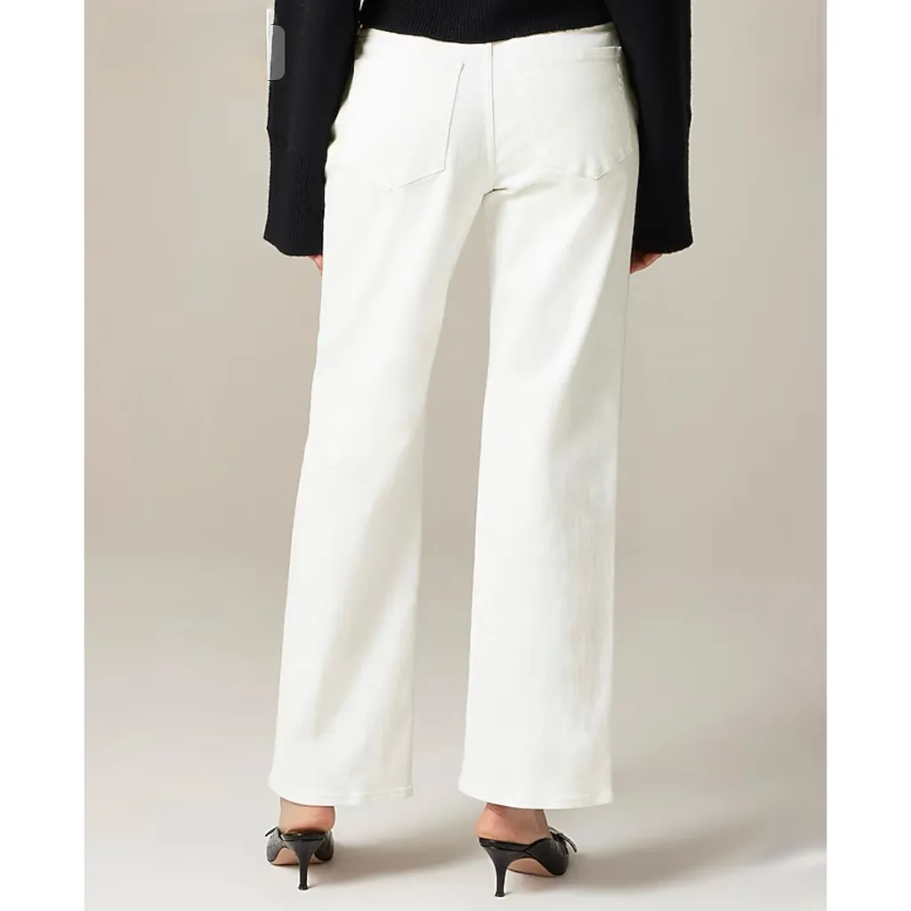 NWT J. Crew Lower-rise Full-length Slim-wide Jean White - Image 7