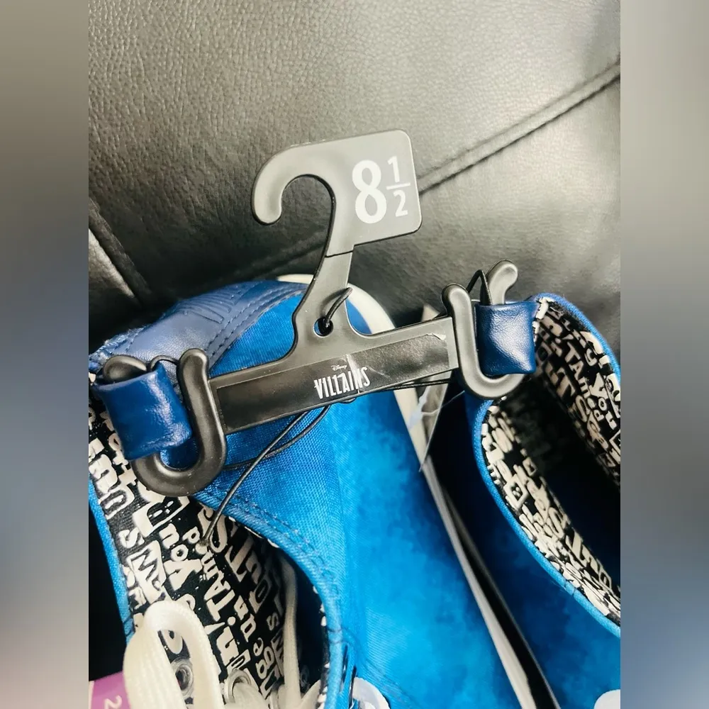 Disney Villains High Top Sneakers Women's Size 8.5 Lace Up Cruella Maleficent - Image 5