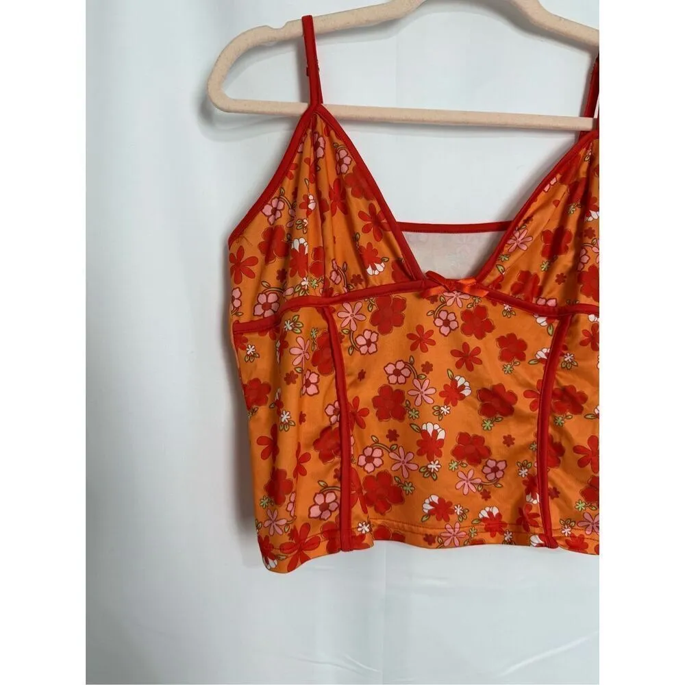 Romwe retro orange pajama set - Image 6