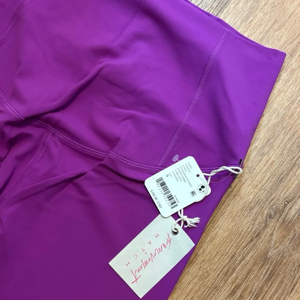 NWT Free People Movement x Hatch Never Better Maternity Leggings Purple Size S - Image 5