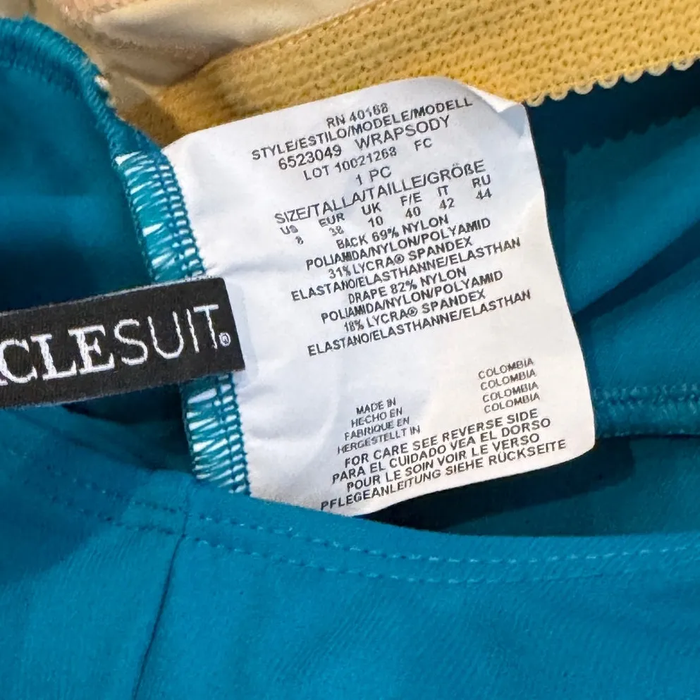 Miraclesuit Wrapsody One-Piece Swimsuit Size US/8 - Image 7