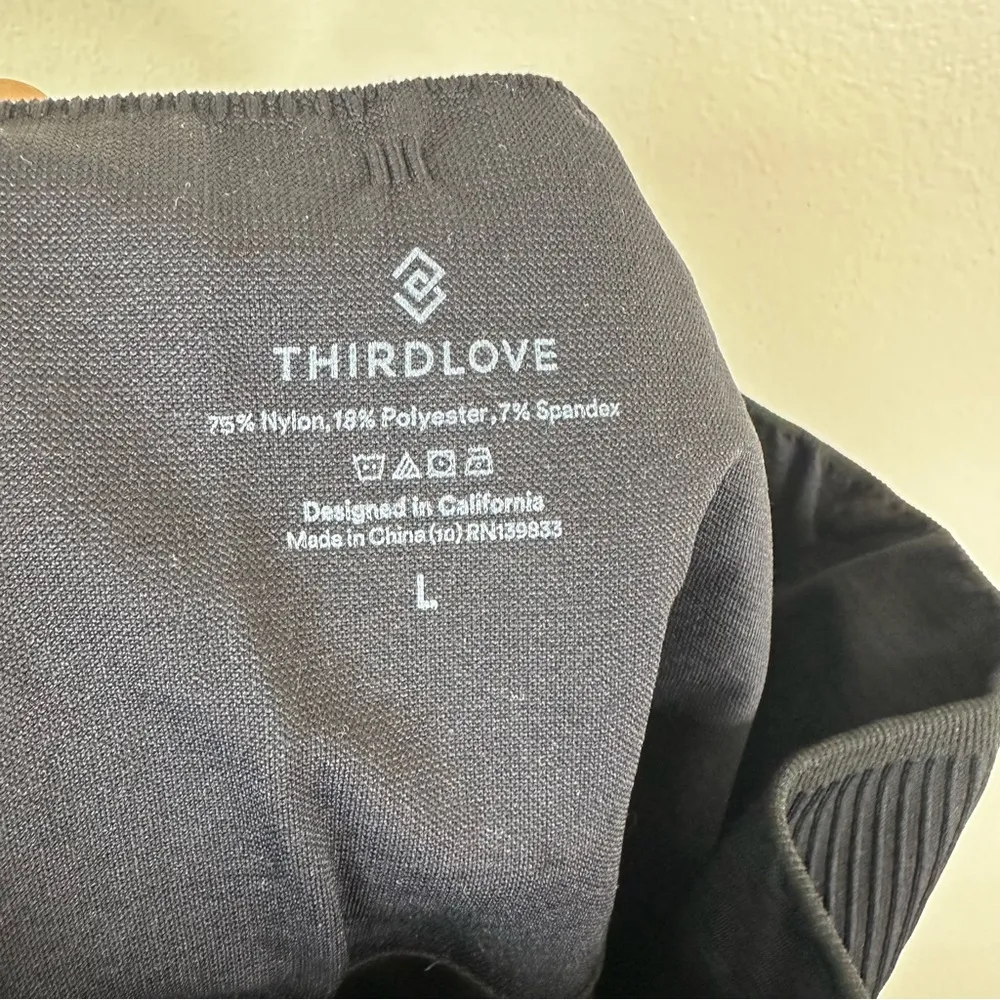 THIRDLOVE Leggings Womens Large Black High Waisted Athletic Compression - Image 5