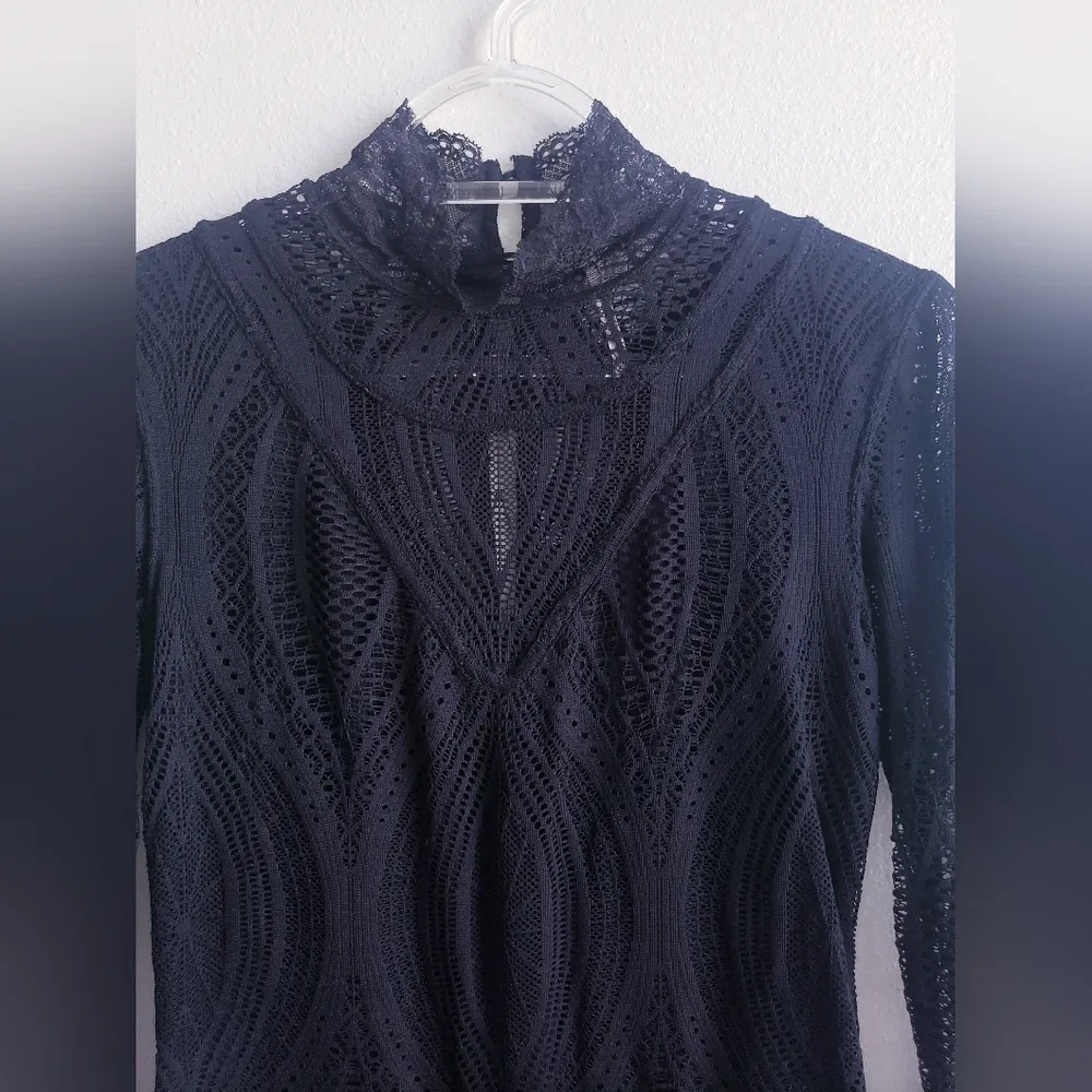 Free People Lace Turtleneck Tunic - Image 3