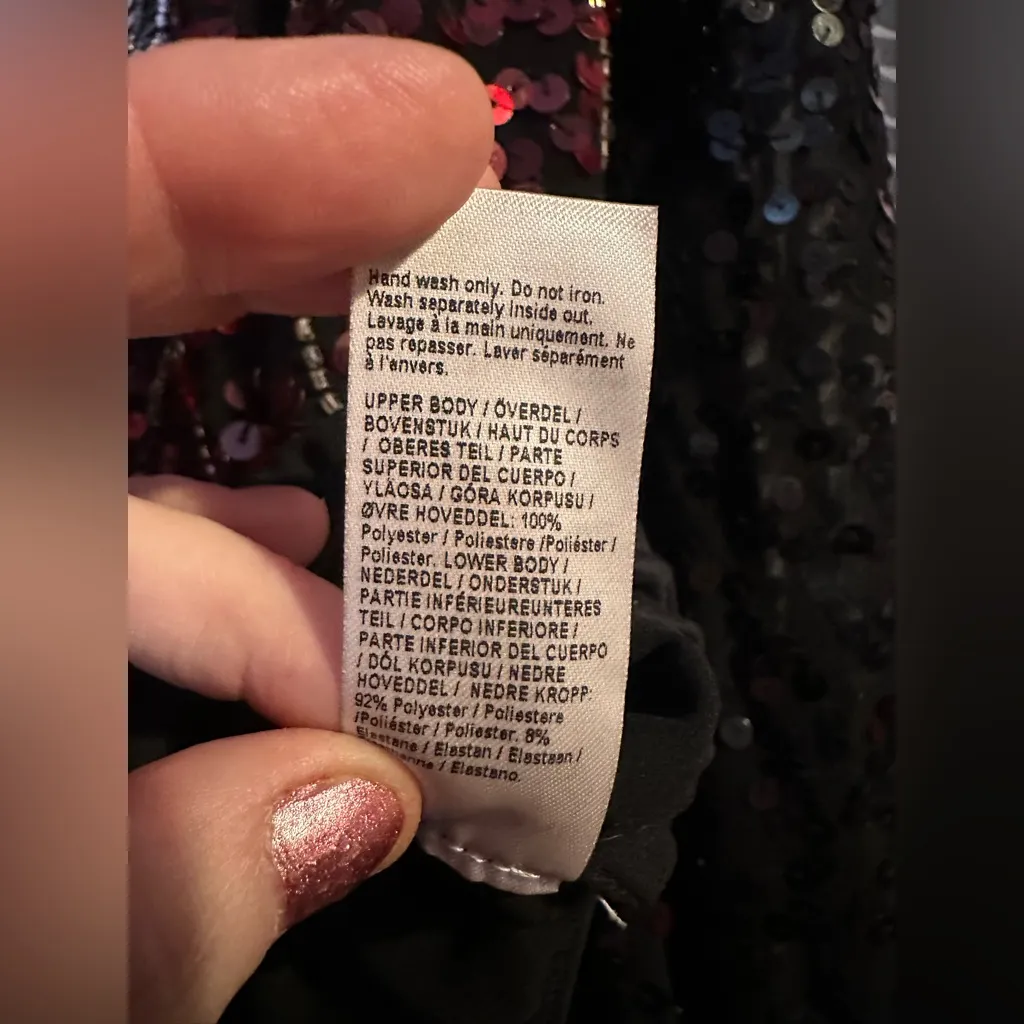 River Island | Sequin Embellished Bodysuit, US8 - Image 10